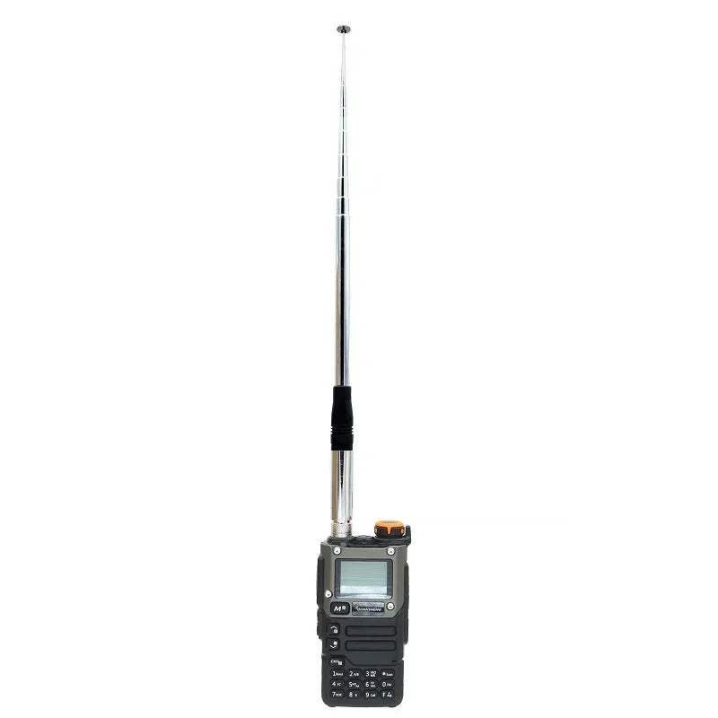 Antena para Walkye Talkye, para aumento de bada hasta 27 Mhz telescopica. Con conector SMA Bnc