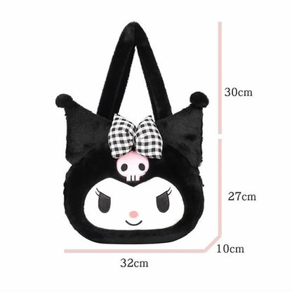 Sanrio Plush Bag, Cartoon Kuromi Melody, Great Gift Idea.