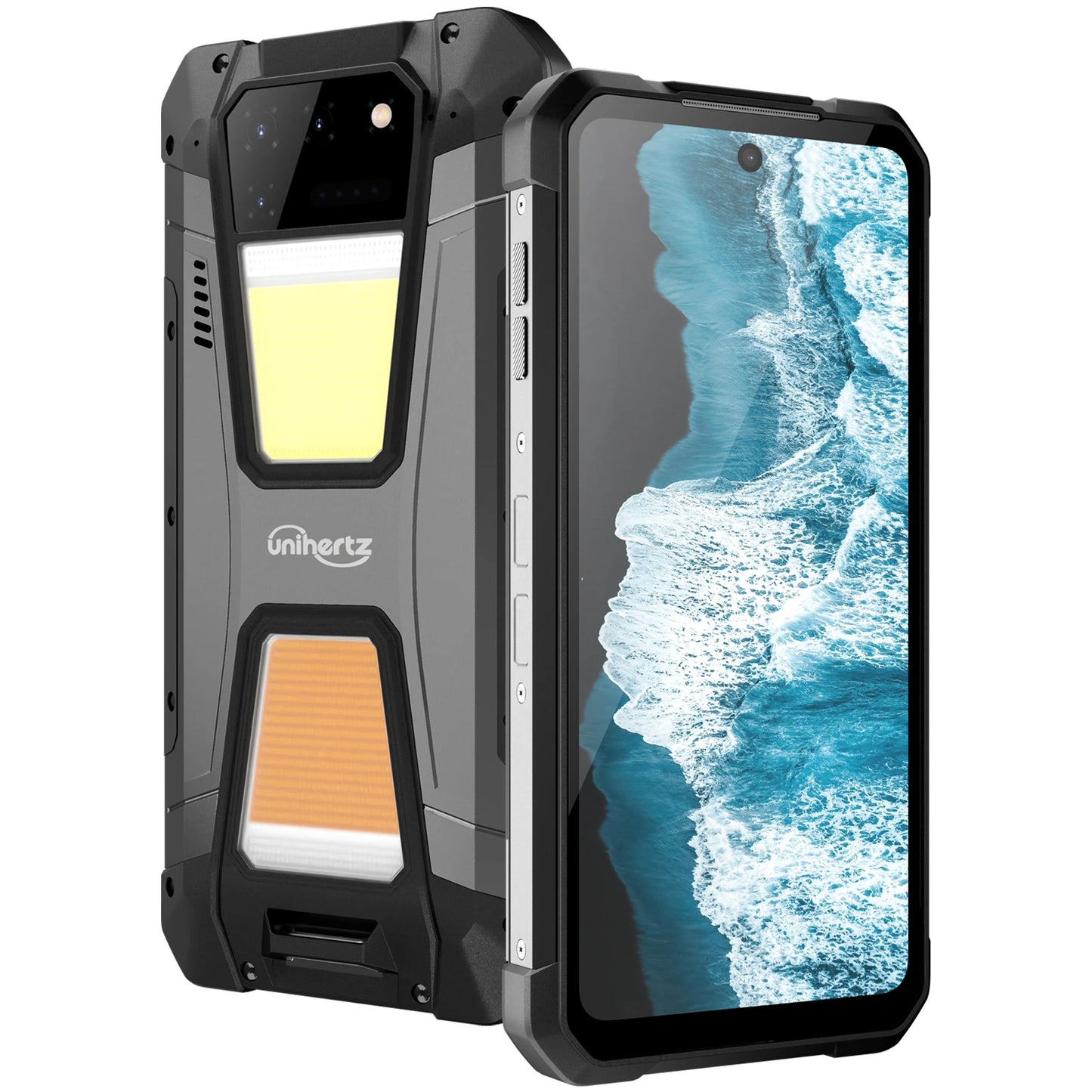 Rugged phone, Unihertz 8849 Tank 2, 22GB RAM 256GB ROM schermo con risoluzione 108MP, Camping Light, fotocamera 64MP, led Super Night Vision G99 batteria 15500mAh, Support SD TF card, e sistema di luci di emergenza a alta int