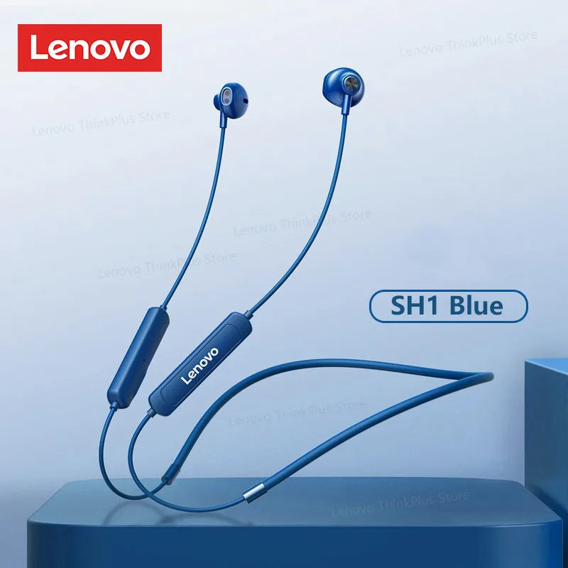 Auténticos auriculares Lenovo SH1 Bluetooth 5.0, con conexión rápida y reducción de ruido.