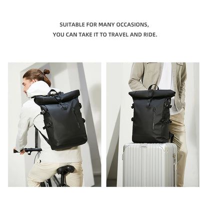 Waterproof and expandable travel backpack,