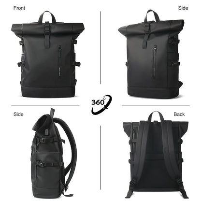 Waterproof and expandable travel backpack,