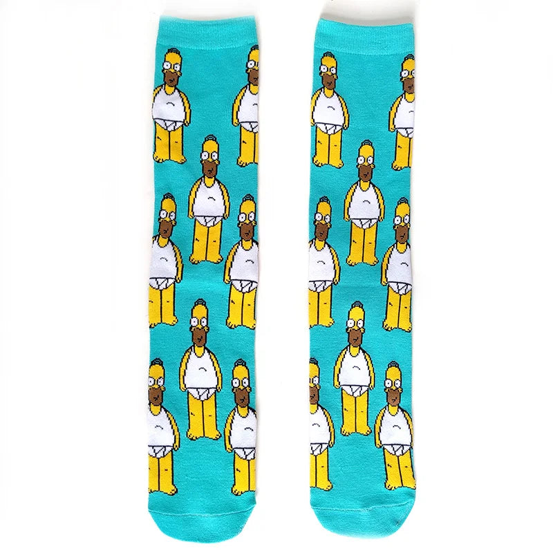 Calzini dei cartoni animati dei Simpson. Taglie dalla 38 alla 44
 unisex