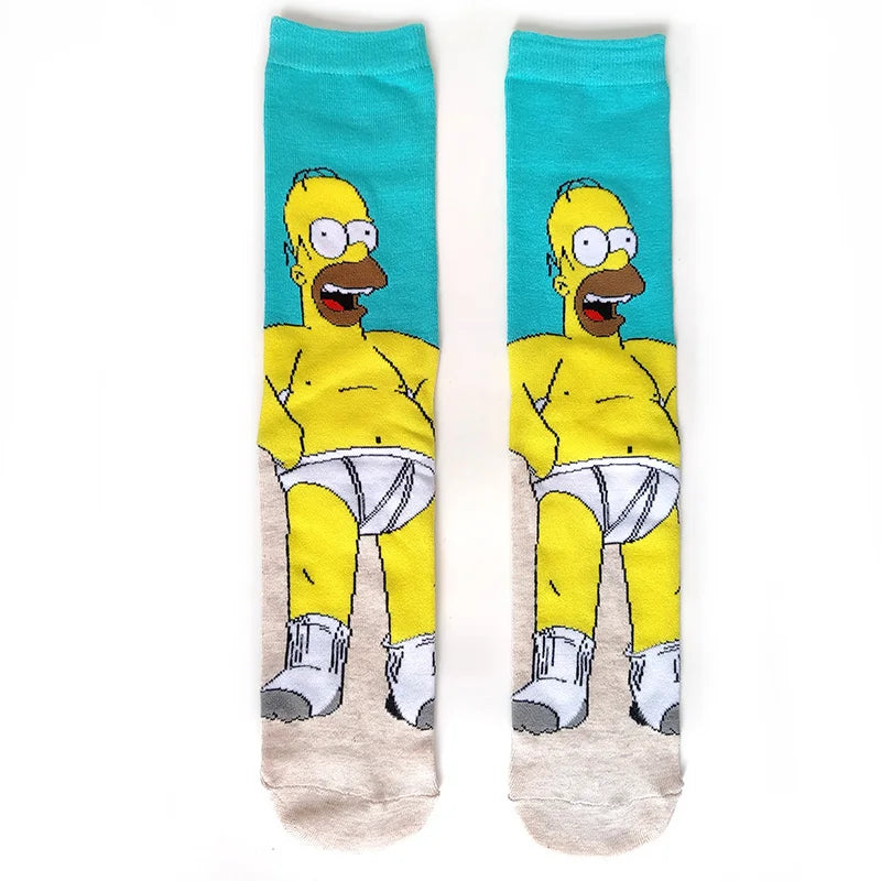 Calzini dei cartoni animati dei Simpson. Taglie dalla 38 alla 44
 unisex