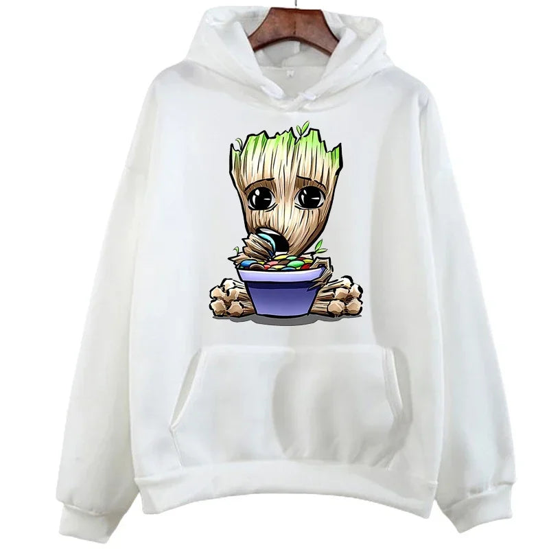 Disney Cartoon Sudadera Marvel Tree Man Groot