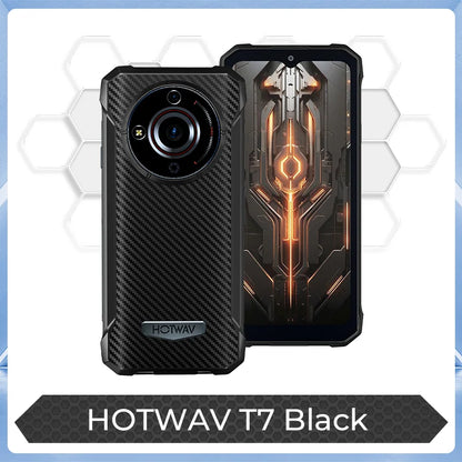 HOTWAV T7 Rugged Smartphone 6.52'' HD+ Ultra Thin 6280mAh Battery MobilePhone 21MP Rear Android 13 Cellphone, ideale per outdoor, trekking, sport