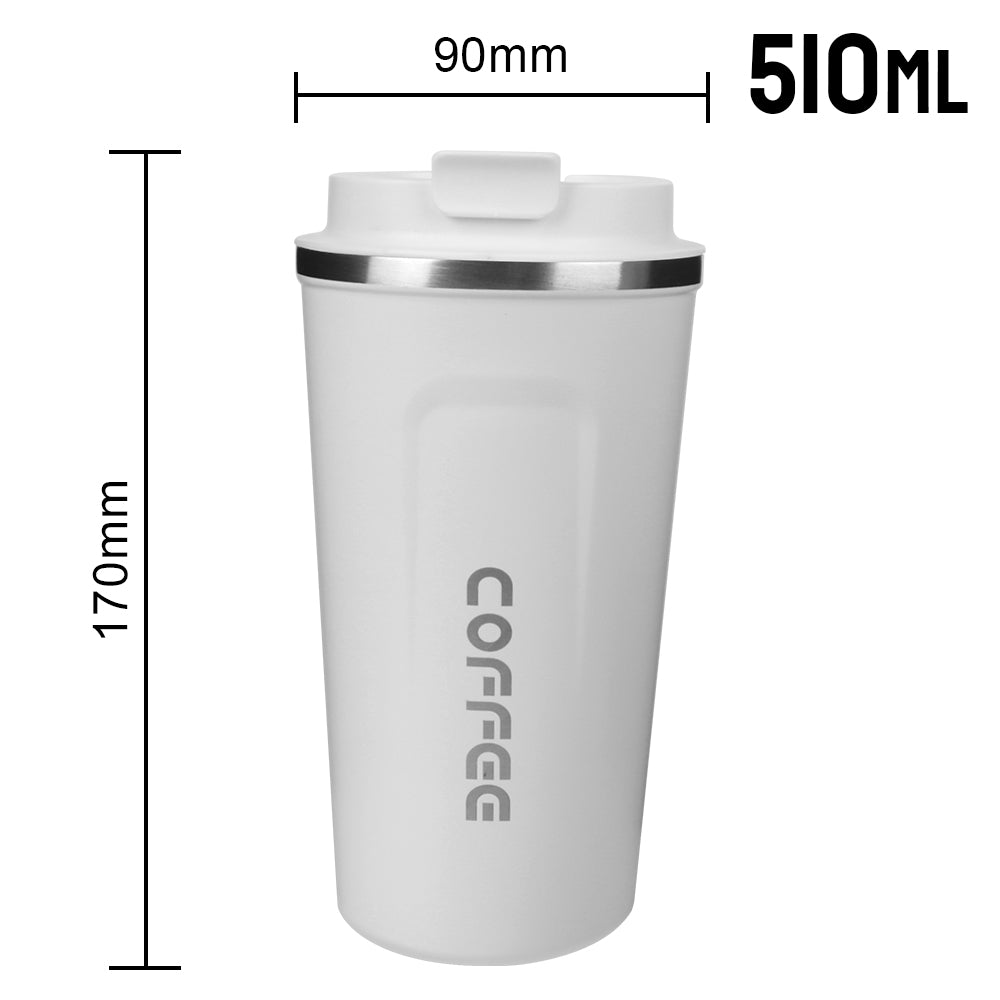 Tazza termica da viaggio 380/510ML in doppio acciaio inox