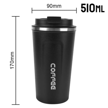 Tazza termica da viaggio 380/510ML in doppio acciaio inox