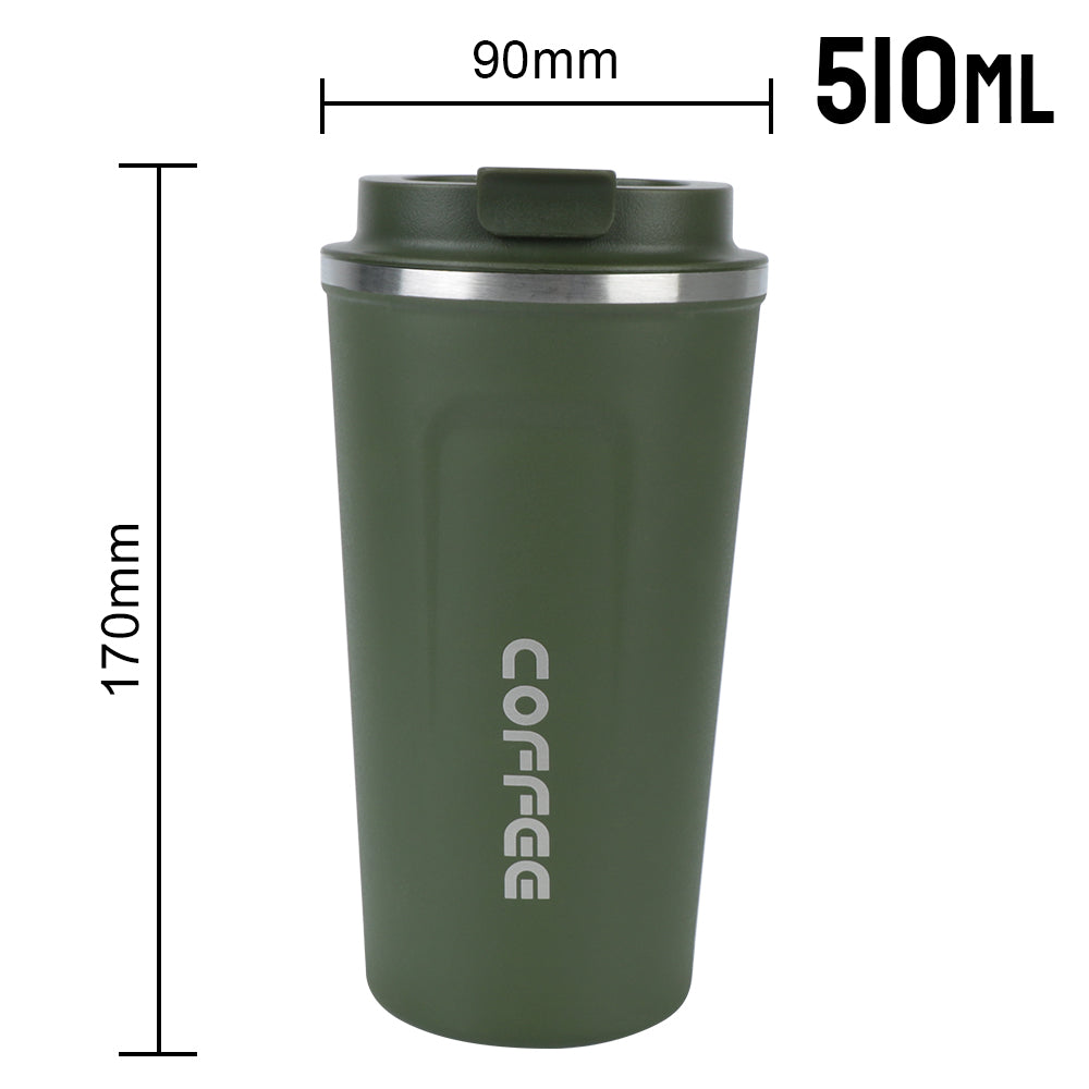 Tazza termica da viaggio 380/510ML in doppio acciaio inox